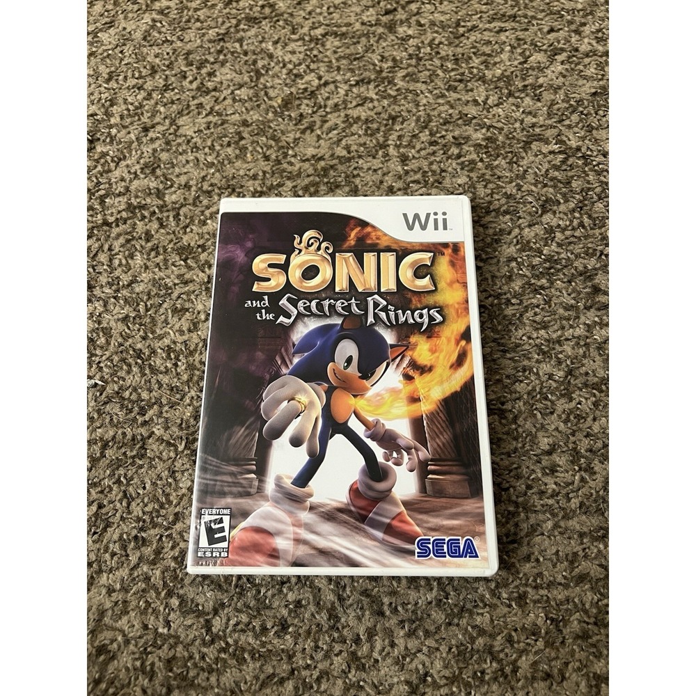 Sonic and the Secret Rings (Nintendo Wii, 2007) CIB Tested Working